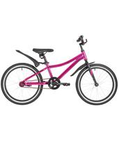 Велосипед 20" NOVATRACK Prime 2020 (розовый металлик, синий металлик)