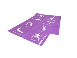 Складной коврик для йоги 4 мм (с упражнениями)