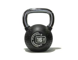 Гиря 16 кг с хромированной ручкой OriginalFitTools FT-KB-CPU-16