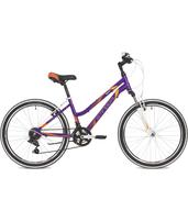 Велосипед 24" STINGER Laguna 2019 (белый, фиолетовый)