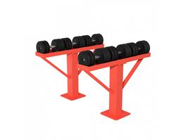 Комплект стоек с гантелями 10, 15, 20 кг Iron King S205